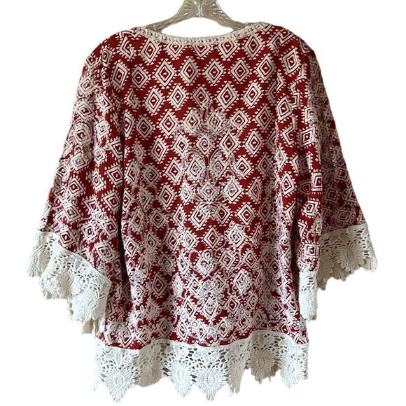 NEW Anthropologie Solitaire Lace Trimmed Cardigan - Picture 5 of 5